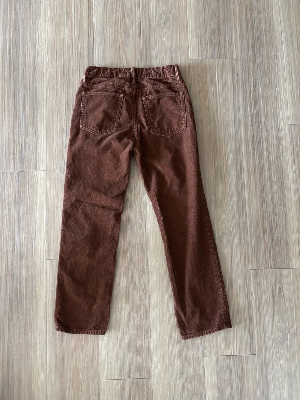 GAP Kids Corduroy Pants Brown Straight Leg Boys 8 Preppy Academia 90s NWOT